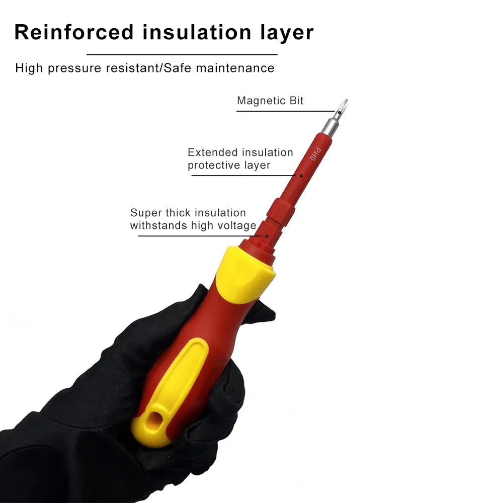 Household Slotted Phillips Screwdriver Set – Durable Chrome Vanadium Steel