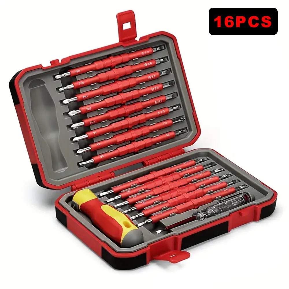 Household Slotted Phillips Screwdriver Set – Durable Chrome Vanadium Steel