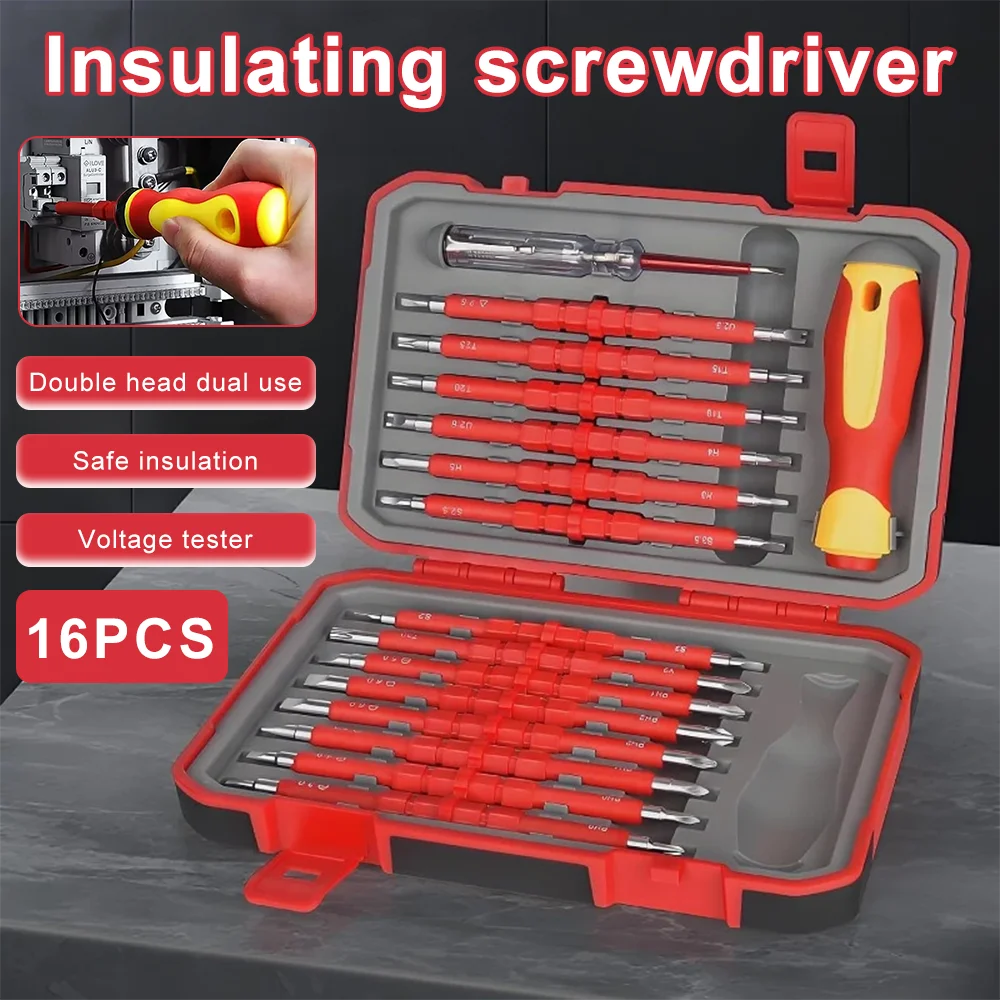 Household Slotted Phillips Screwdriver Set – Durable Chrome Vanadium Steel