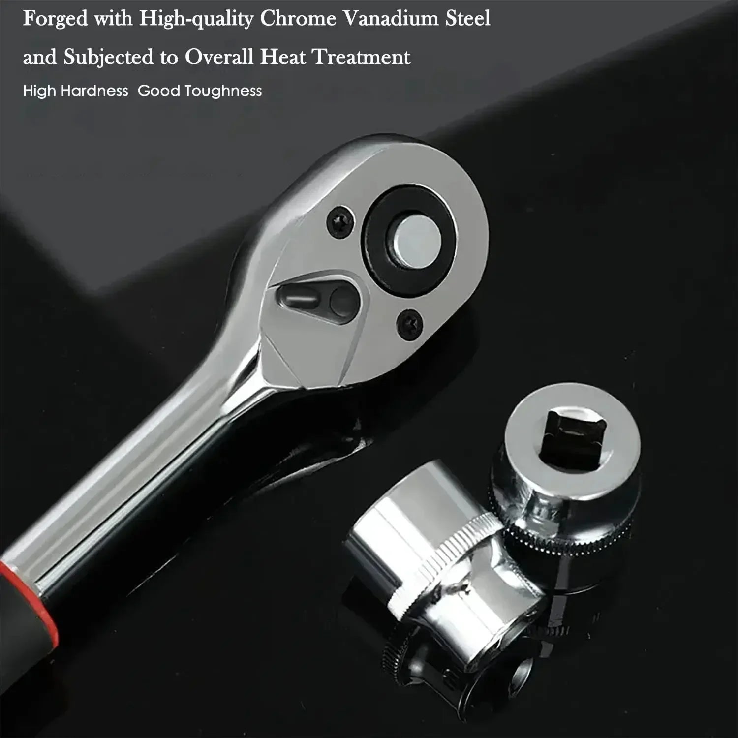 New Upgrade Wrench Socket Set – Ratchet Wrench for Car, Boat, Motorcycle &amp; Bicycle Repair