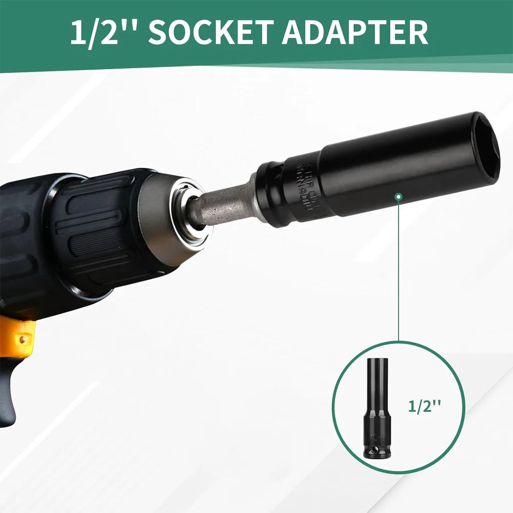 Wrench Sleeve Set – 10pcs High Carbon Steel Socket Kit