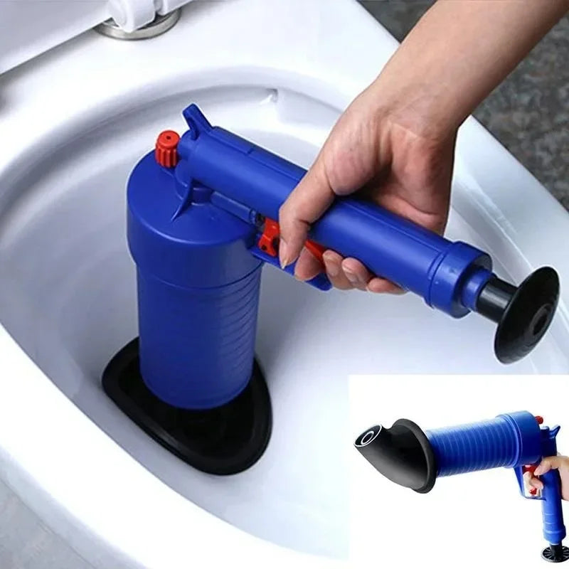 Air Pump Pressure Unblocker – Pipe Plunger Drain Cleaner for Kitchen, Bathroom &amp; Toilet