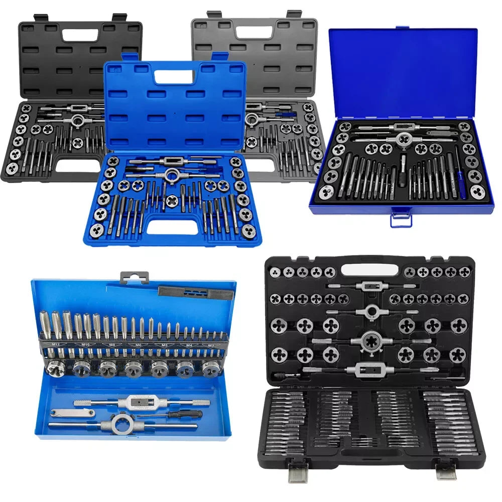 Tap &amp; Die Set – Professional Threading Tools (110pcs / 32pcs / 40pcs Options)
