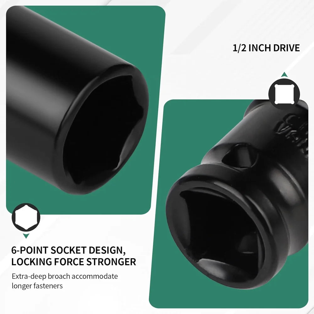 Wrench Sleeve Set – 10pcs High Carbon Steel Socket Kit