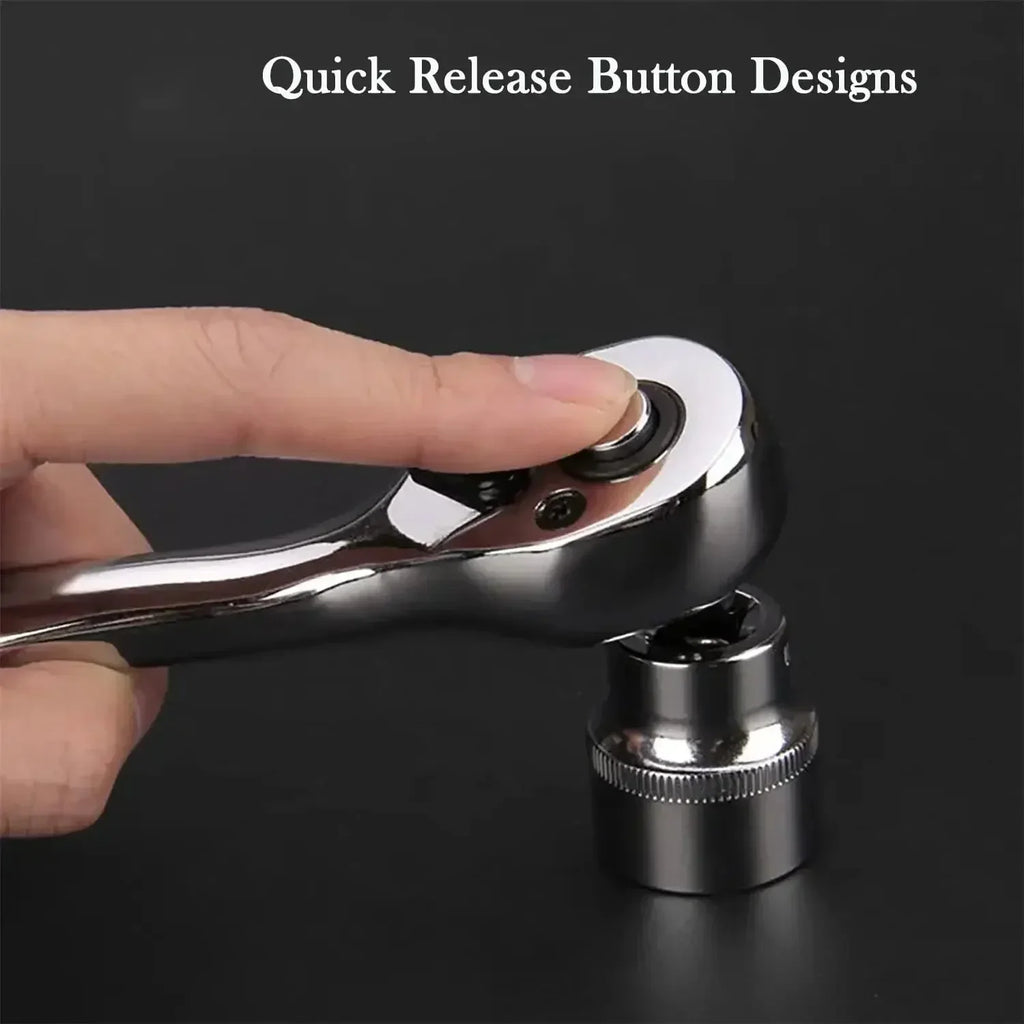 New Upgrade Wrench Socket Set – Ratchet Wrench for Car, Boat, Motorcycle &amp; Bicycle Repair