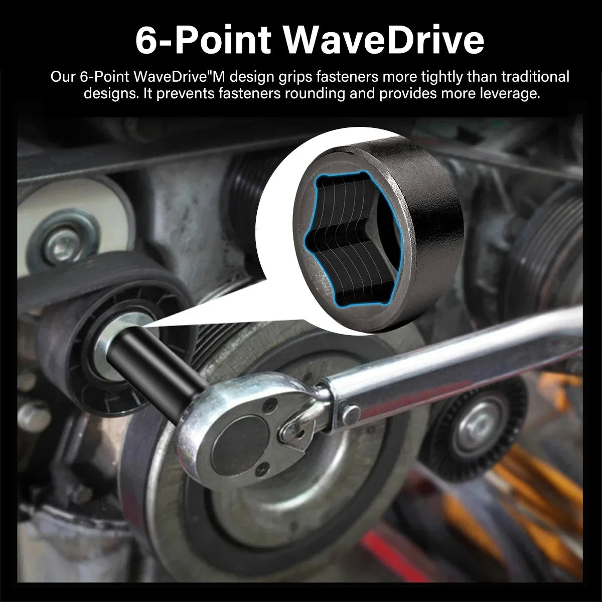 Heavy Duty 35‑Piece Car &amp; Truck Deep Impact Socket Set – 1/2" Drive, 8–32mm Metric