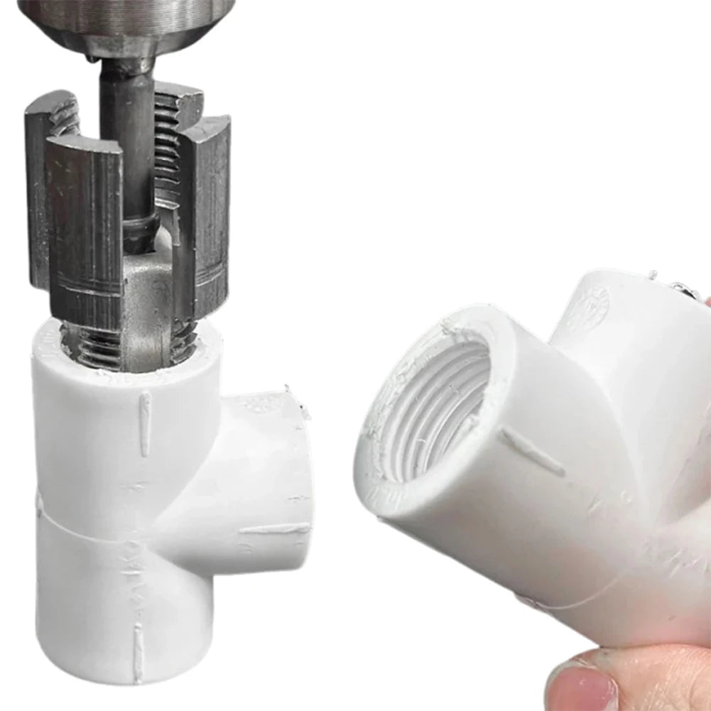 DN15 DN20 Pipe Threading Tool Hex Shank Die Internal External Threads 1/2&3/4 Water Pipes PPR PVC MPP Manganese Steel Detachable