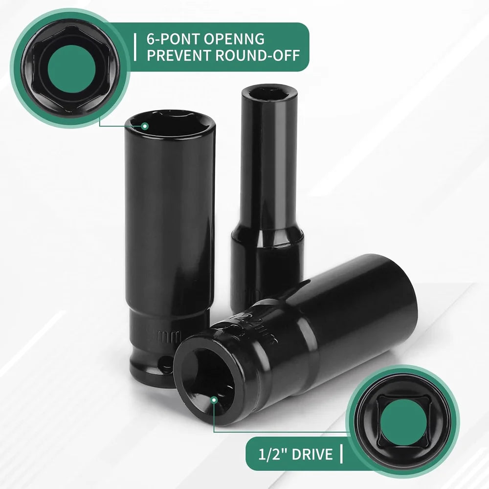 Wrench Sleeve Set – 10pcs High Carbon Steel Socket Kit